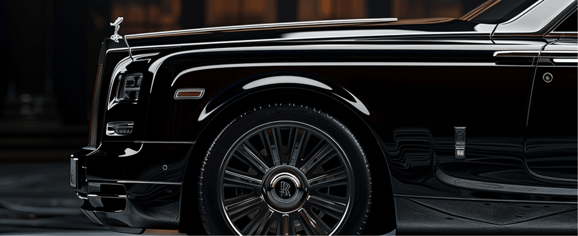close-up-black-car-parked-parking-lot-generative-ai 1(2)(1)